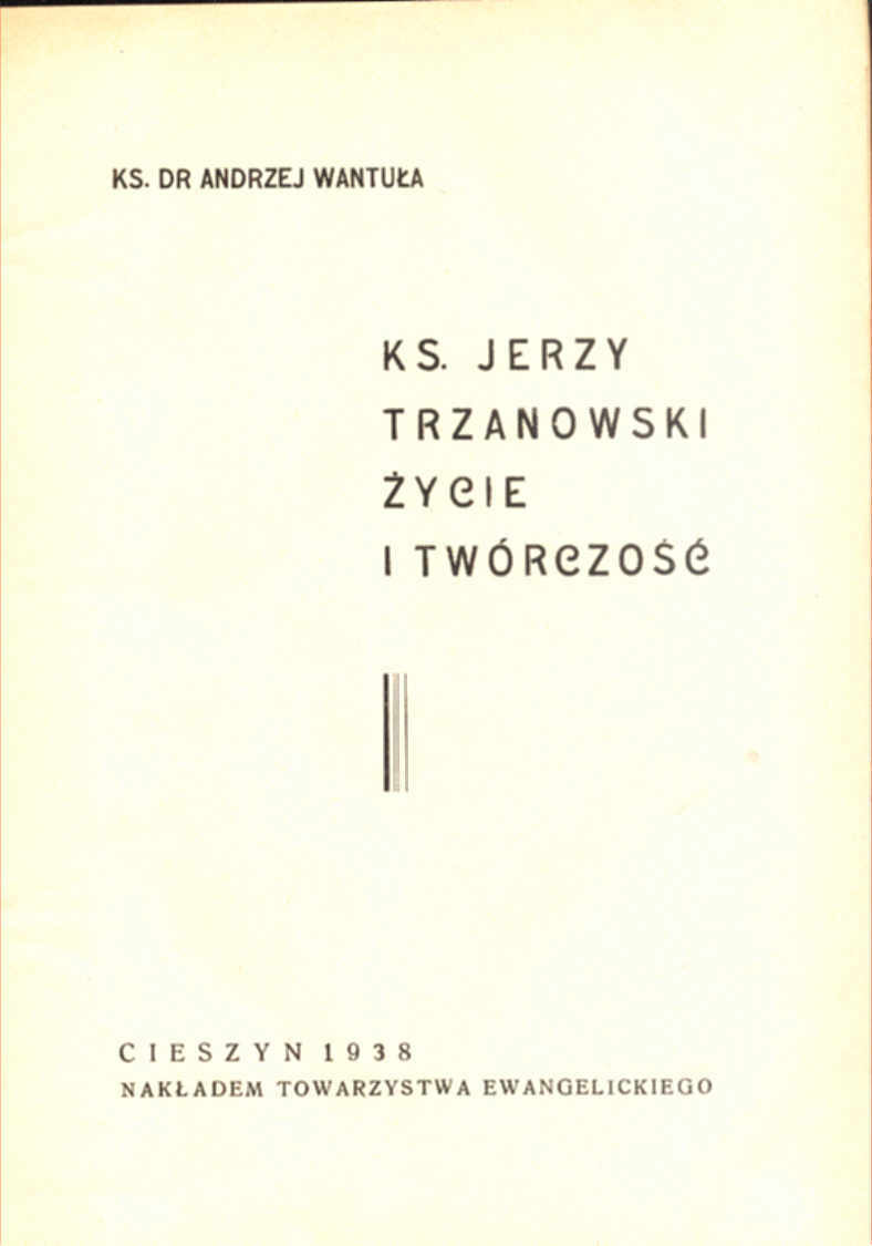 Okładka biografii Jerzego Trzanowskiego